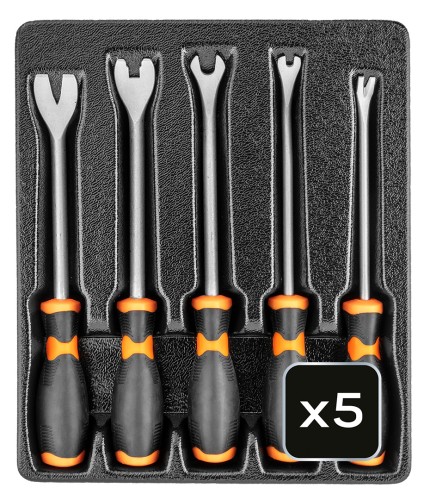 Ściągacze tapicerki NEO TOOLS 5 sztuk