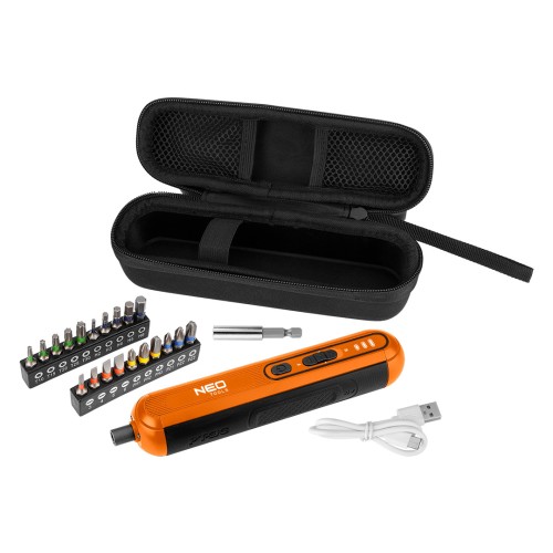 Wkrętak akumulatorowy  NEO TOOLS 4V, Li-Ion, USB-C