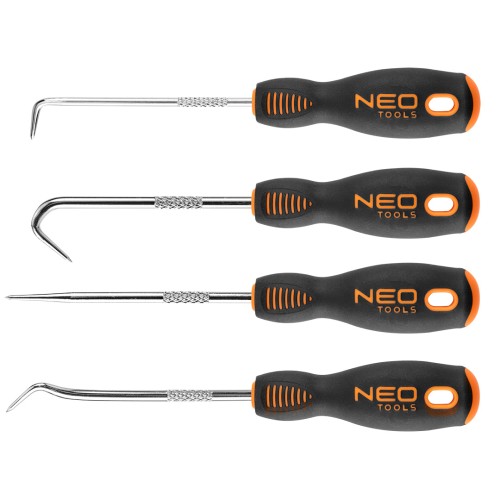 Haki techniczne NEO TOOLS 150 mm, zestaw 4 szt.