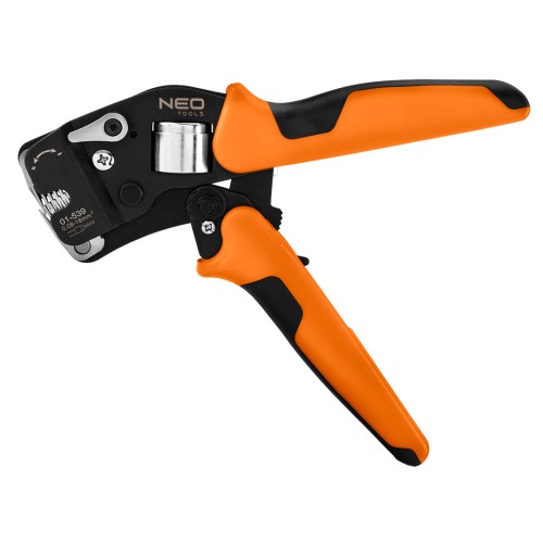 Szczypce do zaciskania końcówek tulejkowych NEO TOOLS CrV 230 mm, samonastawne 0.08 -16 mm2, AWG 26-5