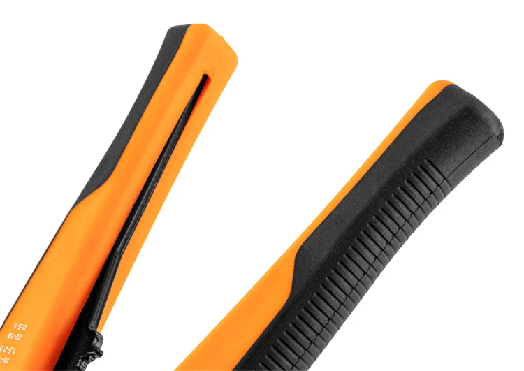 Automatyczny ściągacz izolacji NEO TOOLS 205 mm, czołowy + konektory 230 szt.