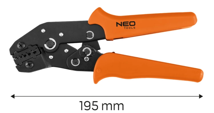 Szczypce do zaciskania końcówek tulejkowych NEO TOOLS 0.25 - 6 mm2