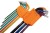 Klucze Torx NEO TOOLS  T10-50, zestaw 9 szt., kolorowe