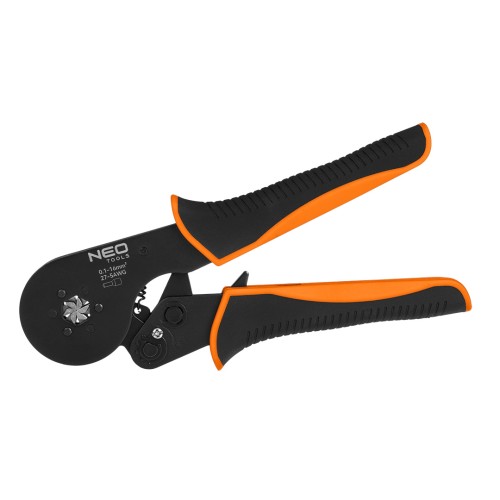 Szczypce do zaciskania końcówek tulejkowych NEO TOOLS 6 kamieni, średnica tulejek: 0.1 - 16 mm2
