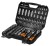 Klucze nasadowe NEO TOOLS 1/2" 1/4" zestaw 110 szt. satynowy