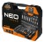 Klucze nasadowe NEO TOOLS 1/2" 1/4" zestaw 110 szt. satynowy