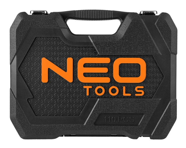 Klucze nasadowe NEO TOOLS 1/2" 1/4" zestaw 110 szt. satynowy