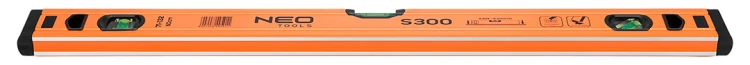 Poziomnica aluminiowa NEO TOOLS S 300 poziomica 3 libelle, 60 cm