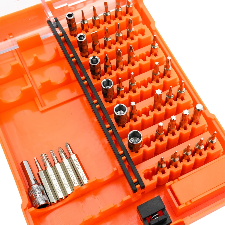 Wkrętaki precyzyjne NEO TOOLS uchwyt + końcówki zestaw 45 cz.