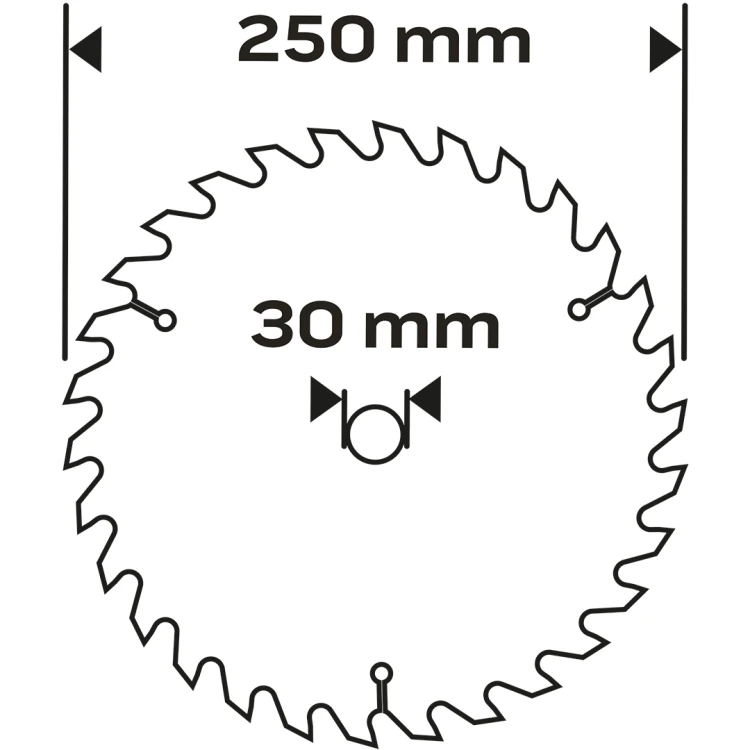 Tarcza do pilarki widiowa NEO TOOLS 250 x 30 mm 100 zębów do aluminium