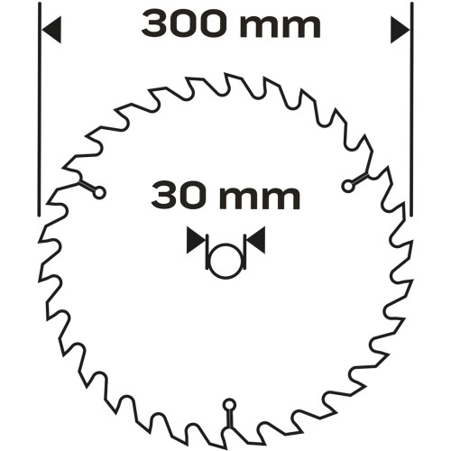 Tarcza do pilarki widiowa NEO TOOLS 300 x 30 mm 40 zębów