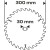 Tarcza do pilarki widiowa NEO TOOLS 300 x 30 mm 40 zębów