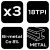 Zestaw brzeszczotów NEO TOOLS do metalu 3 szt.