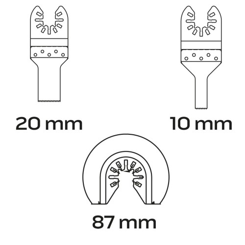 Zestaw brzeszczotów NEO TOOLS do metalu 3 szt.