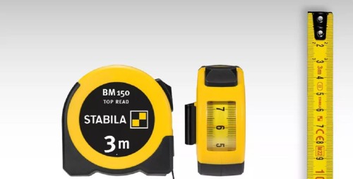 Miarka zwijana BM150 Stabila 3m z okienkiem 19839