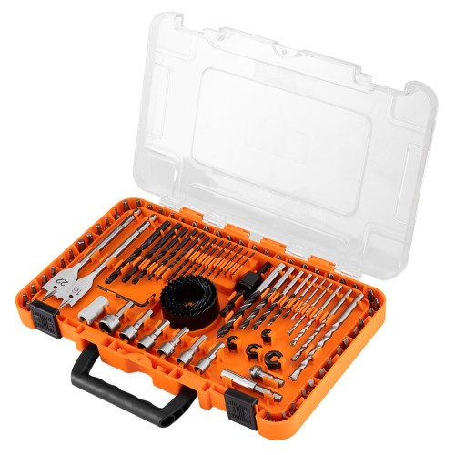 Wiertła, bity, nasadki NEO TOOLS zestaw 90 el.