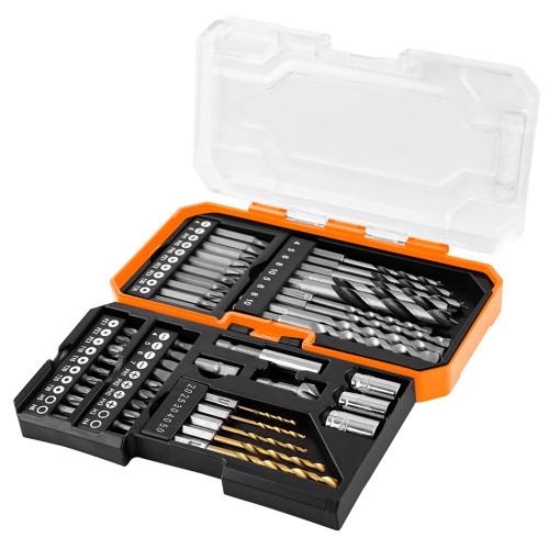 Wiertła i bity NEO TOOLS zestaw 50 el.