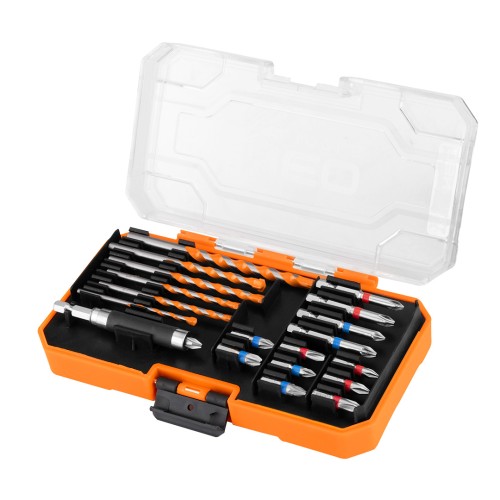 Wiertła i bity NEO TOOLS zestaw 20 el.