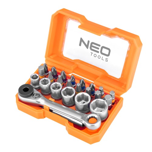 Bity 1/4" NEO TOOLS zestaw 24 szt.