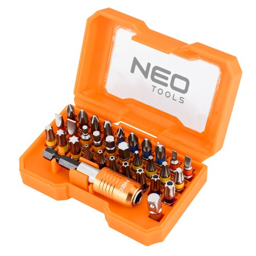 Bity NEO TOOLS 1/4" zestaw 32 szt.