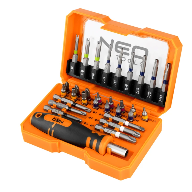 Bity NEO TOOLS 1/4" zestaw 31 szt.