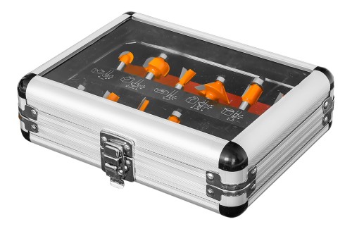 Frezy widiowe NEO TOOLS trzpień 8 mm zestaw 12 szt.