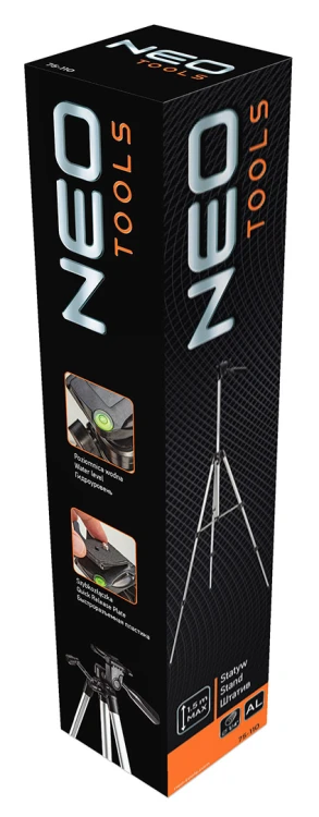 Statyw aluminiowy NEO TOOLS 1.5 m 1/4" do laserów krzyżowych