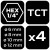 Wiertła uniwersalne NEO TOOLS HEX 1/4" zestaw 4 szt. 6,8,10,12 mm