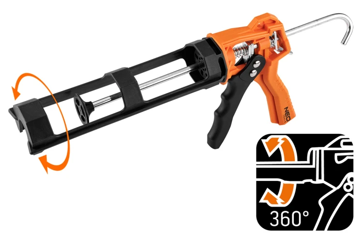 Wyciskacz do tub NEO TOOLS z silikonem i mas gęstych 230mm