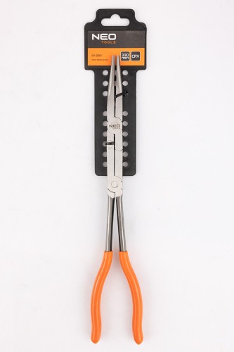 Szczypce wygięte NEO TOOLS z podwójnym przegubem CRV
