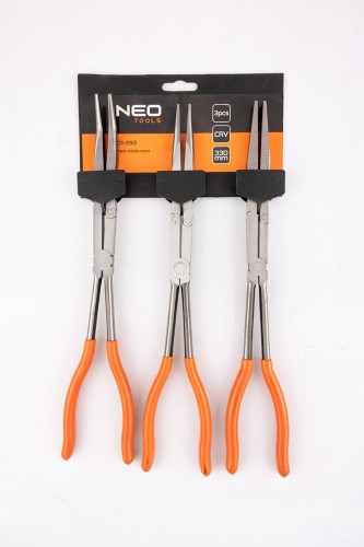 Szczypce z podwójnym przegubem  NEO TOOLS CRV zestaw 3 szt.