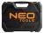 Zestaw kluczy nasadowych NEO TOOLS 1/2" 25 szt., satynowy
