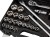 Zestaw kluczy nasadowych NEO TOOLS 1/2" 25 szt., satynowy