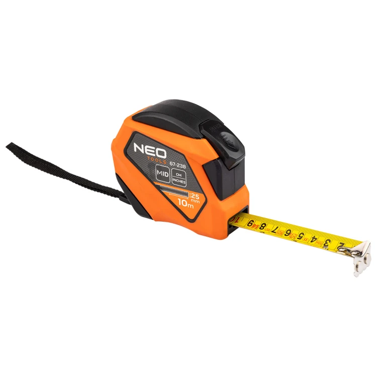 Miara zwijana stalowa NEO TOOLS 10 m x 25 mm, calowa