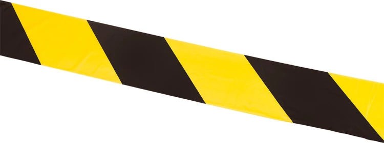 Taśma ostrzegawcza NEO TOOLS żółto-czarna 75 mm x 500 m