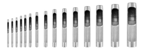Przebijaki NEO TOOLS zestaw 15 szt. średnica 2-22 mm, oxford pouch