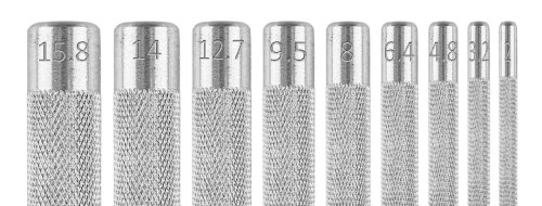 Przebijaki NEO TOOLS zestaw 15 szt. średnica 2-22 mm, oxford pouch