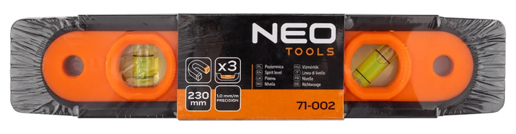Poziomnica Torpedo 230 mm NEO TOOLS poziomica z magnesem