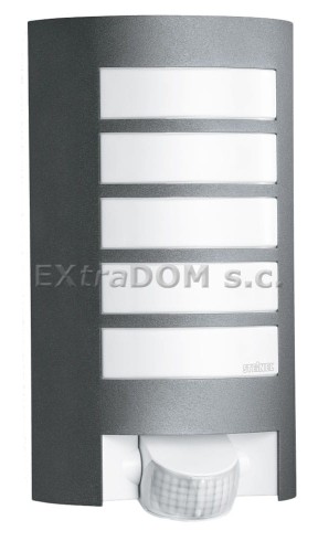 Lampa naścienna, oprawa aluminiowa z czujnikiem ruchu L 12 Steinel
