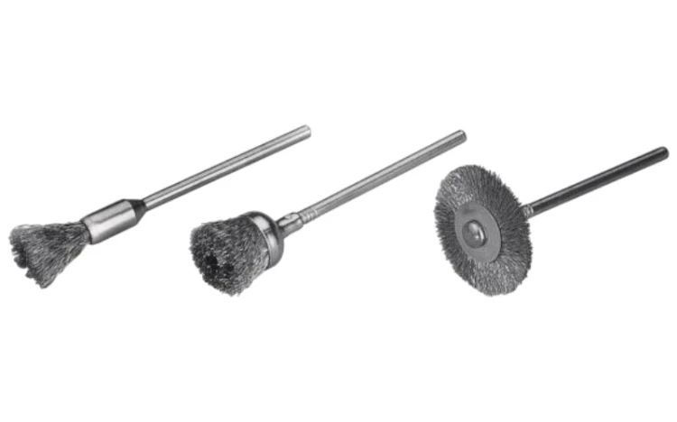 Zestaw 3 mini szczotek Wolfcraft 2114000