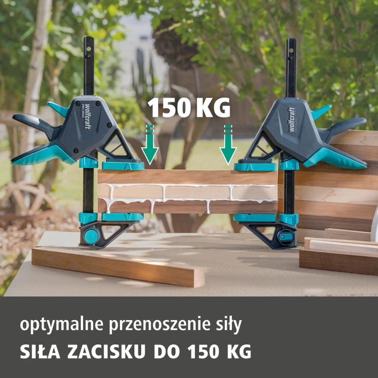 Ścisk jednoręczny PRO ERGO 300 mm Wolfcraft 3091000