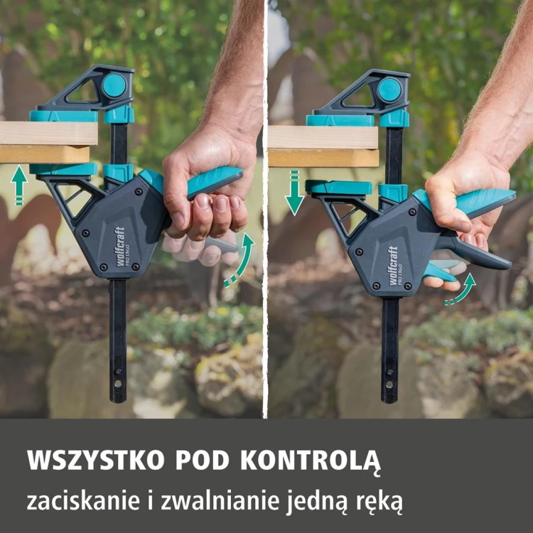 Ścisk jednoręczny PRO ERGO 300 mm Wolfcraft 3091000