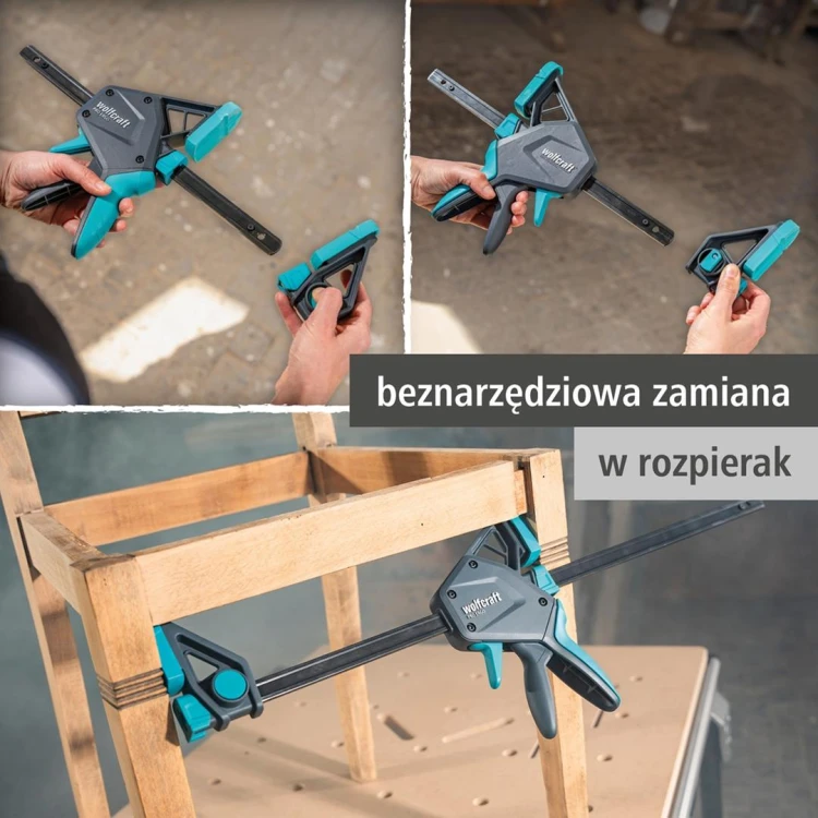 Ścisk jednoręczny PRO ERGO 300 mm Wolfcraft 3091000