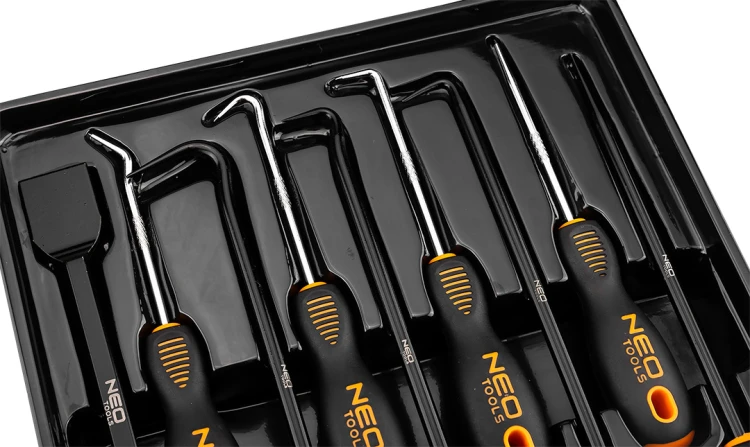 Haki techniczne NEO TOOLS zestaw haczyków 9 szt.