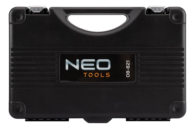 Klucz dynamometryczny NEO TOOLS dwukierunkowy 1/4" 5-25Nm zestaw 21 szt.