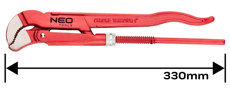 Klucz do rur NEO TOOLS typ S 1,0" 330 mm