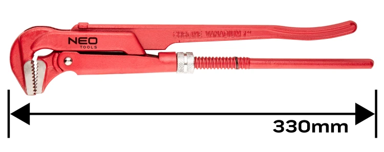 Klucz do rur NEO TOOLS typ 90 1.0" 330 mm