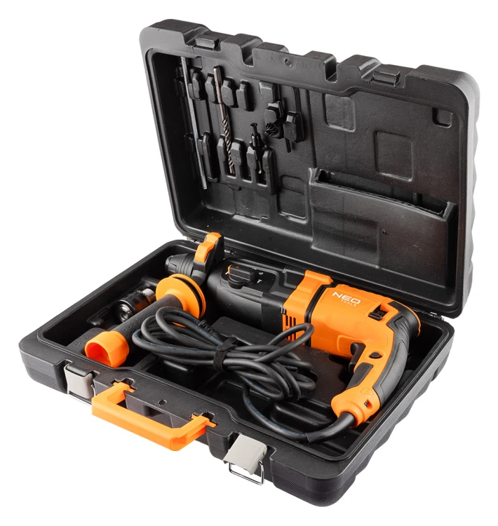 Młotowiertarka SDS+ NEO TOOLS  900W 3.5J walizka