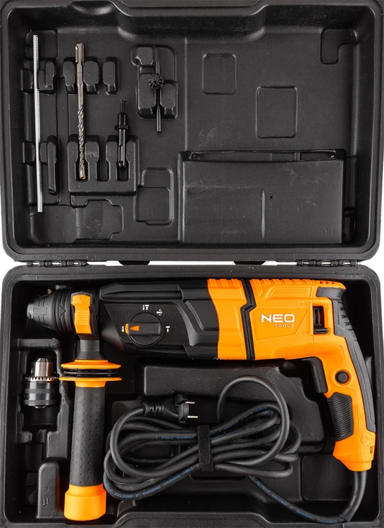 Młotowiertarka SDS+ NEO TOOLS  900W 3.5J walizka