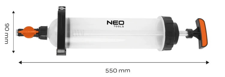 Strzykawka do płynów eksploatacyjnych 1500 ml